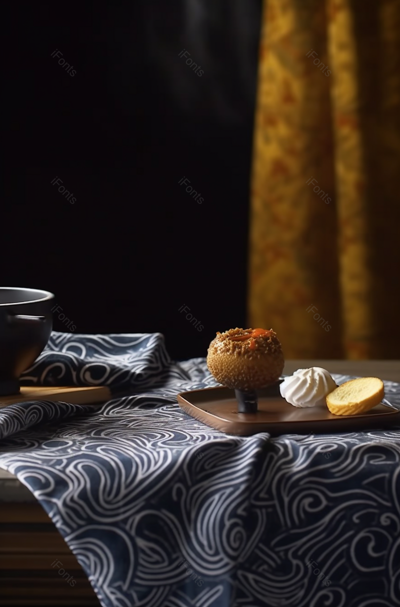 小甜点静物有氛围感的美食摄影,高清,摄影图,摄影图片,图片大全,摄影图免费下载